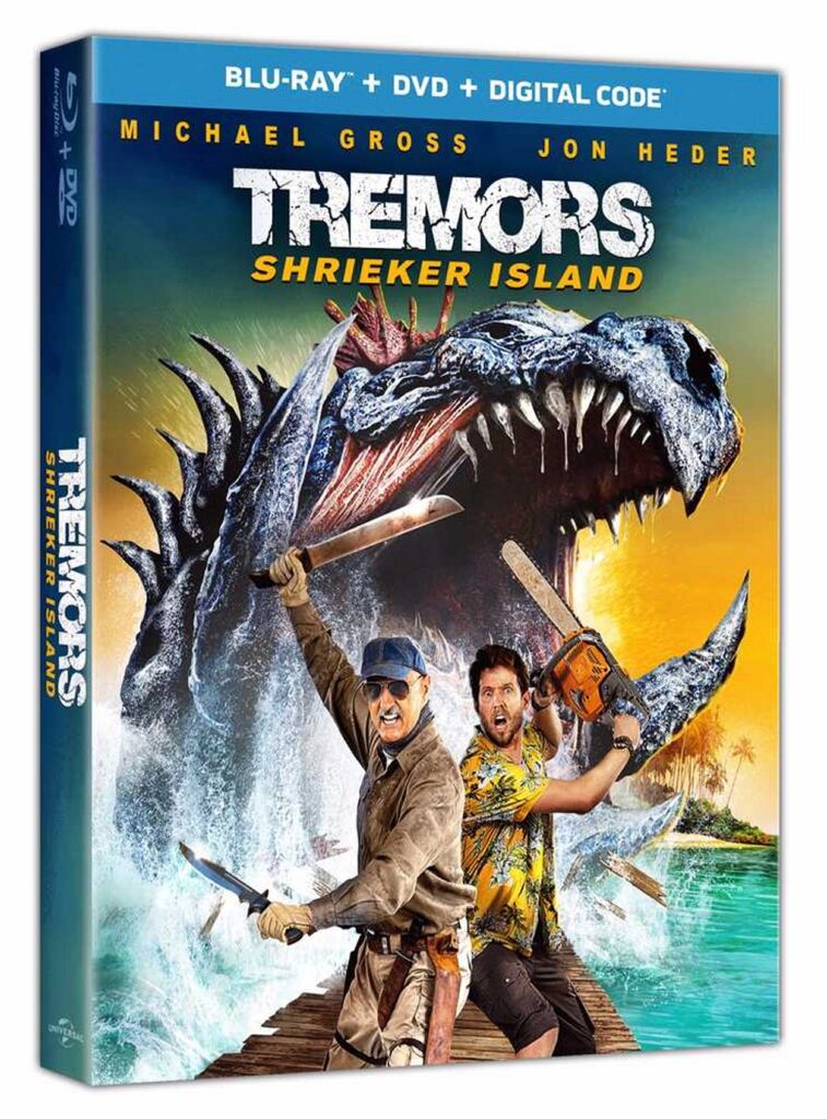 WIN Tremors Shrieker Island on Blu-ray Tremors Shrieker Island Cover