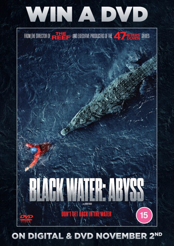 WIN Black Water: Abyss Killer Croc Sequel on DVD Black Water Abyss DVD Cover UK